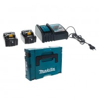 Набор Makita аккумулятор BL1840B "LXT" 18V 4.0Ah Li-ion 2шт. + зарядное устройство DC18RC "LXT" 18V 9A Li-ion 198310-8