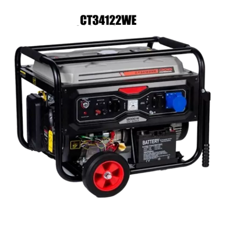 Генератор бензиновый CROWN CT34122WE, 7кВт