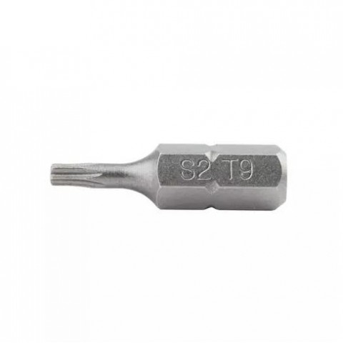 Бита 1/4" torx с отверстием T9 25 мм