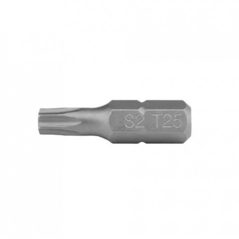 Бита 1/4" torx с отверстием T25 25 мм