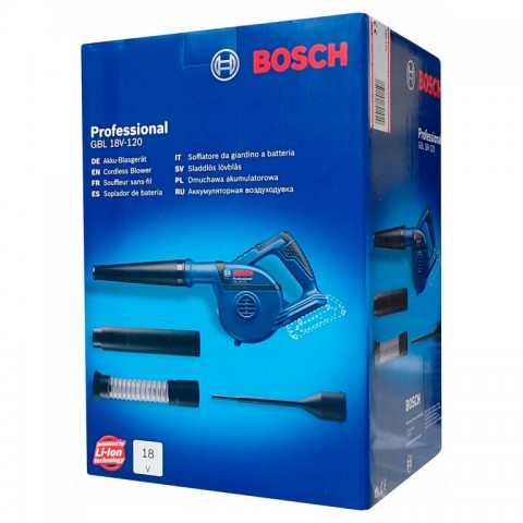 Воздуходув аккумуляторный Bosch GBL 18V-120 Solo 06019F5100