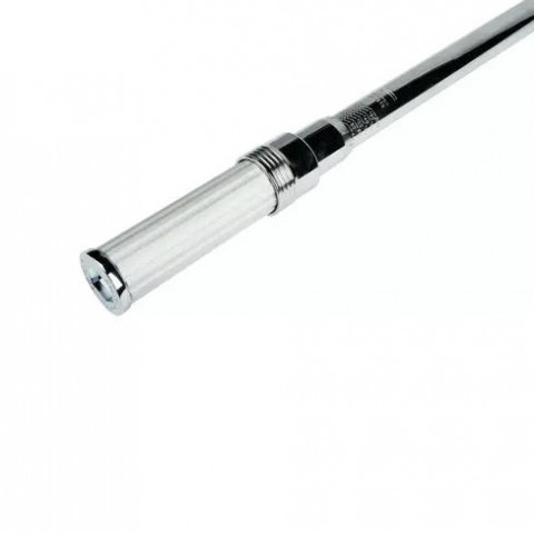 Динамометрический ключ со шкалой под сменные насадки прямоугольного сечения, алюминиевая ручка, 14x1
