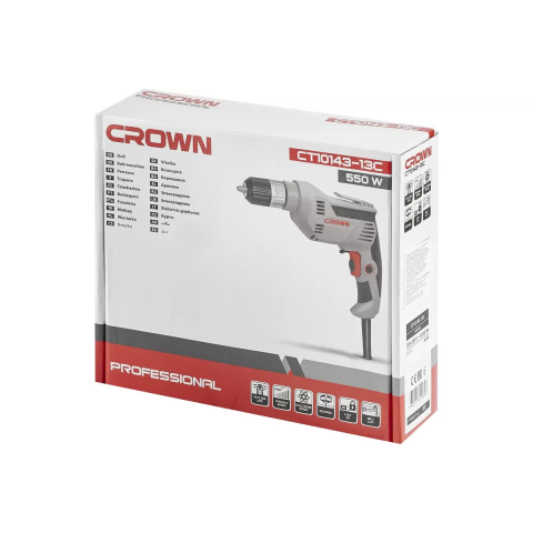 CROWN дрель CT10143C