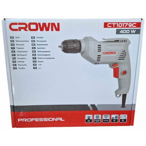 CROWN дрель-шуруповерт CT10179C