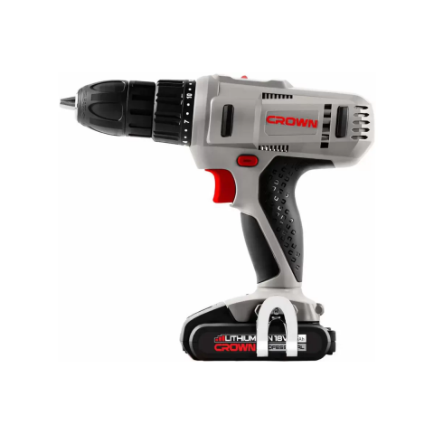 Дрель-шуруповерт аккумуляторный CROWN CT21056LBMC (кейс)