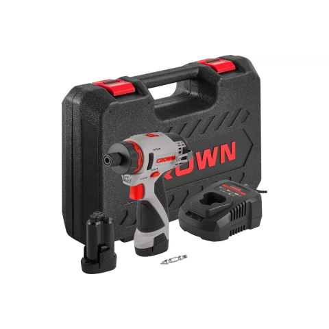 Аккумуляторный шуруповерт CROWN CT21072HBX-2 BMC