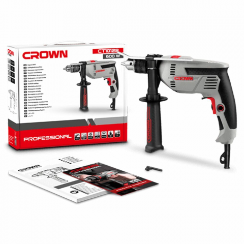 Дрель ударная CROWN CT10129