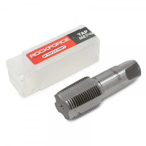 Метчик 3/4-14NPT (дюйм), в пластиковом футляре 10423 RF-TAP3/4-14NPT