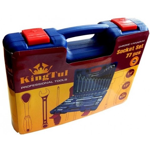 Набор инструментов 77пр. 1/4", 1/2" (6гр.) 2746 KT77