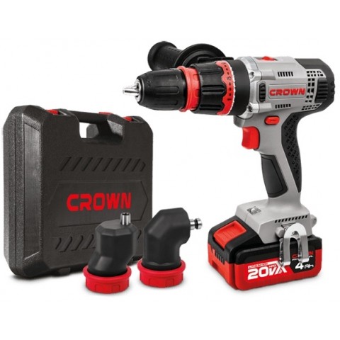 CROWN дрель-шуруповерт CT21076HQX-4 BMC
