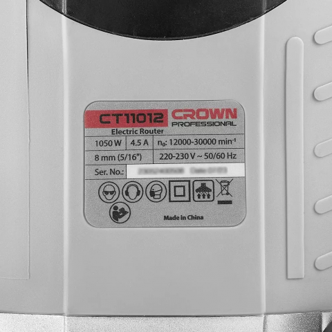 Фрезер вертикальный CROWN CT11012