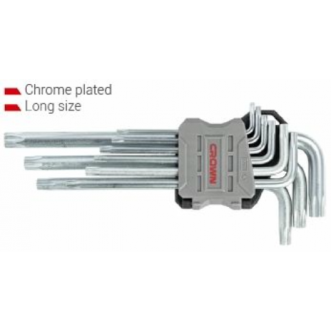 Набор шестигранников 9шт. CROWN CPHOK-TMBX09