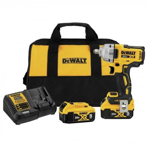 Аккумуляторный ударный гайковерт DeWALT DCF891P2LRT-QW