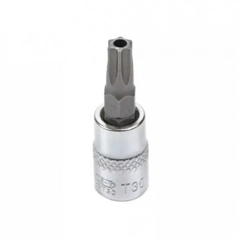 Головка торцевая с вставкой torx с отверстием 1/4" T30H