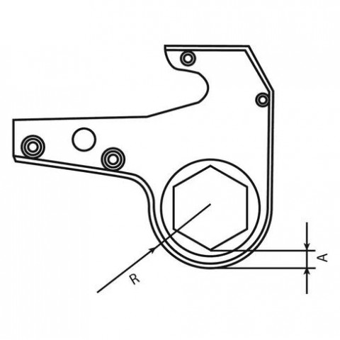 Кассета для гидравлического гайковёрта; 27 мм