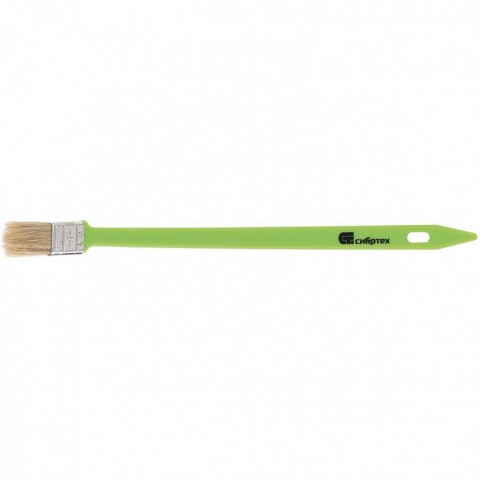 Кисть радиаторная 25 мм, натуральная щетина, пластиковая ручка Сибртех