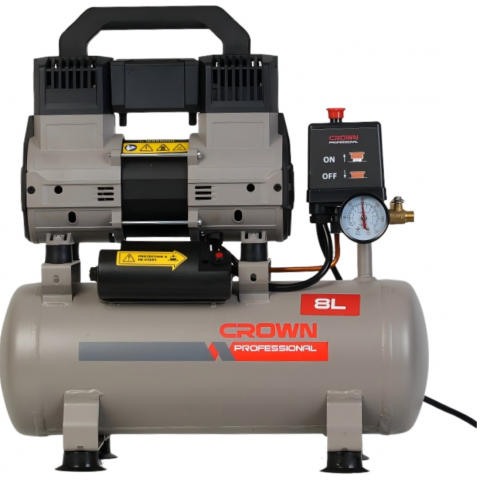 Компрессор безмасляный CROWN CT36148
