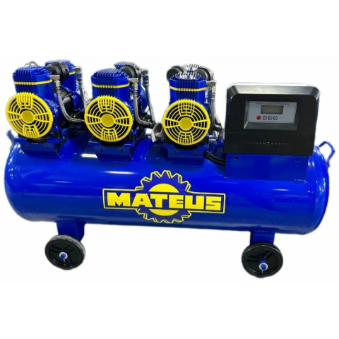 Компрессор безмасляный Mateus MS03406 (2-1300X3F80 220V/50hz)