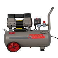 Компрессор безмасляный CROWN CT36150