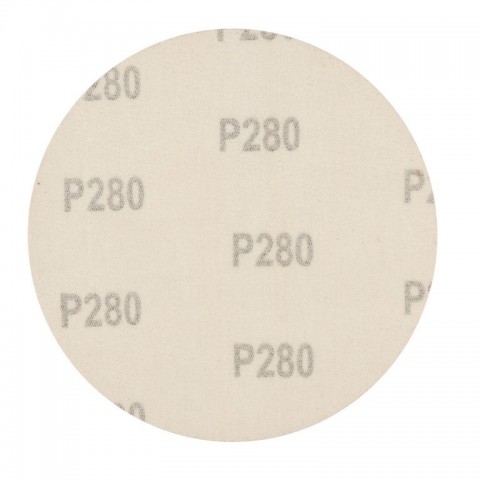Круг абразивный на ворсовой подложке под "липучку", P 280, 125 мм, 10 шт Сибртех