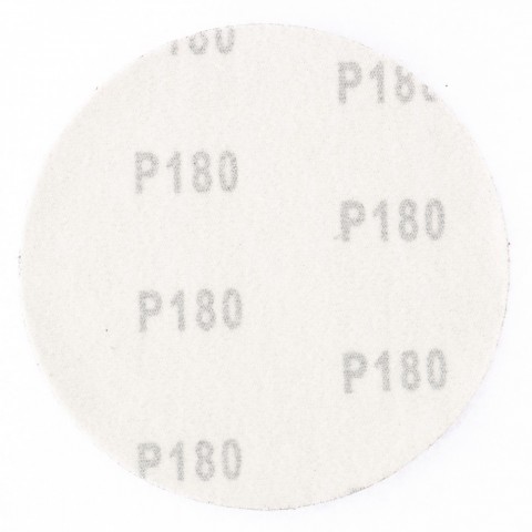 Круг абразивный на ворсовой подложке под "липучку", P 180, 115 мм, 10 шт Matrix