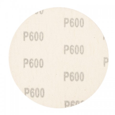 Круг абразивный на ворсовой подложке под "липучку", P 600, 125 мм, 10 шт Сибртех