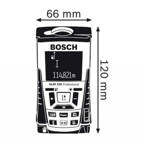Лазерный дальномер Bosch GLM 150 Professional 0601072000