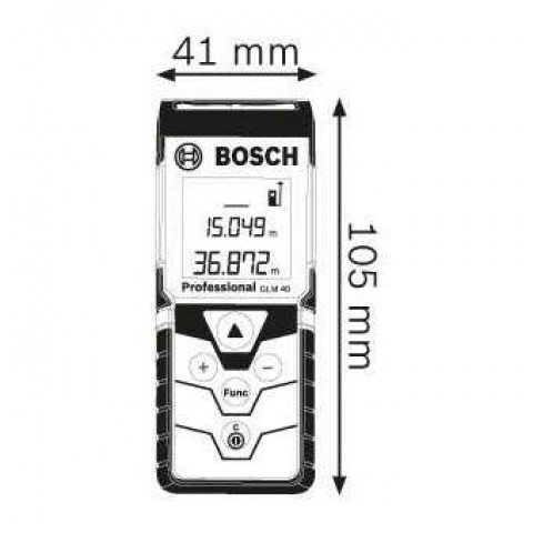 Лазерный дальномер Bosch GLM 40 Professional 0601072900