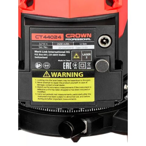 Лазерный уровень CROWN линейный CT44024