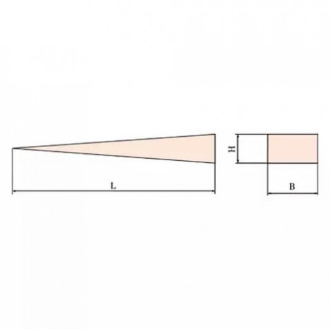 Клин искробезопасный 7"х3/4"х2"