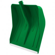 Лопата для уборки снега пластиковая, зеленая, 420 х 425 мм, без черенка, Россия, Сибртех