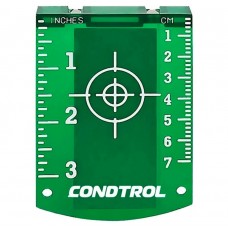 Магнитная мишень для лазерного нивелира зеленый CONDTROL 1-7-110