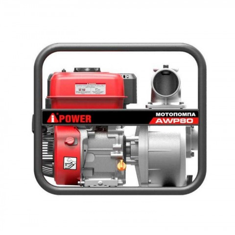 Бензиновая мотопомпа для чистой воды A-iPower AWP80 30131
