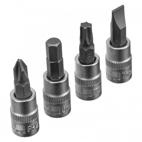 Набор инструментов, 1/2", 1/4", CrV, пластиковый кейс 94 предмета Stels