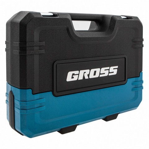 Набор инструментов, 1/4", 1/2", CrV, 120 зубьев, 76 предметов Gross