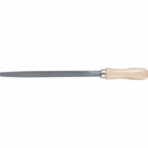 Напильник трехгранный, 250 мм, деревянная ручка Сибртех