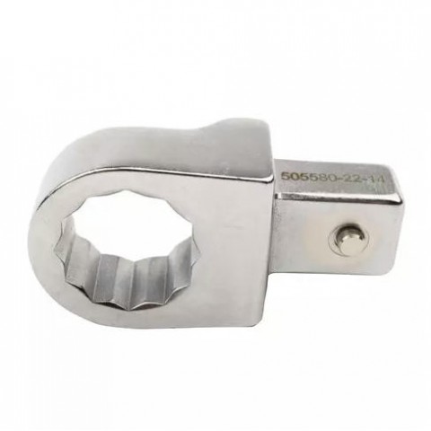 Насадка для динамометрического ключа накидная 22 мм с посадочным квадратом 14*18