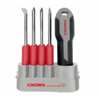 Набор отверток со сменной головкой «восемь в одном» CROWN CPHDK-AXA4