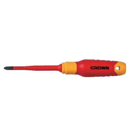 Отвертка электрика крестообразная PH1x80 CROWN CPHED-APH108