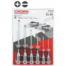 Отвертка шлицевая/отвертка крестообразная CROWN CPHDS-AX08