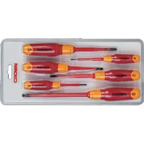 Набор отверток электрика 6шт. CROWN CPHED-AXA6