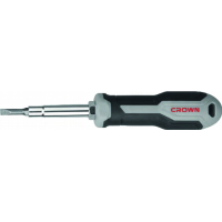 Набор отверток со сменной головкой «шесть в одном» CROWN CPHDK-AXA6