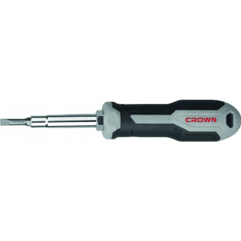 Набор отверток со сменной головкой «шесть в одном» CROWN CPHDK-AXA6