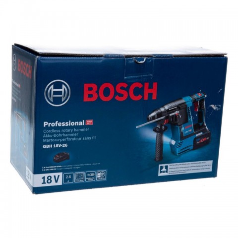 Бесщеточный аккумуляторный перфоратор Bosch GBH 18V-26 Professional SDS-Plus 0615990M3N