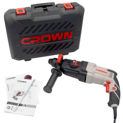 Перфоратор SDS+ (кейс) CROWN CT18211 BMC без аксессуаров