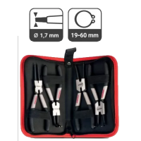 Набор щипцов для стопорных колец (холщевый мешок) 7“ CROWN CPHPL-CPXC4