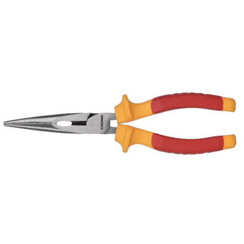 Плоскогубцы электрика с длинным носом 6" CROWN CPHEP-ILA06