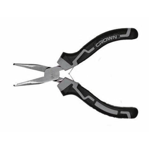 Плоскогубцы мини с острым носом 4.5" CROWN CPHPM-FNBH4