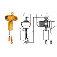 Таль электрическая цепная Mateus MS15405