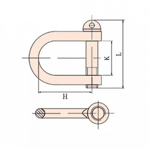 Скоба искробезопасная 3/4"